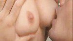 綺麗なプラチナブロンド外国美女の色白巨乳とパイパンマ○コをじっくり愛撫♪