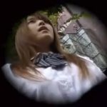 性奴隷に躾けた真性マゾの女子校生を公園に連れ出し野外露出調教