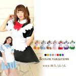 正統派のメチャCuteなフリルメイドコスチューム dw158